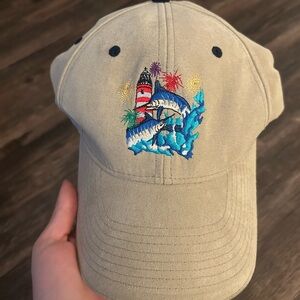 Seaside embroidered Beige Hat